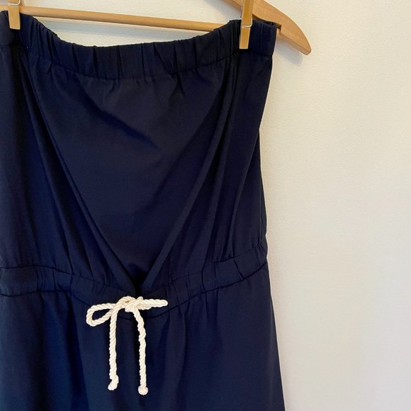 Tommy Hilfiger Navy Short Romper - Picture 2 of 3